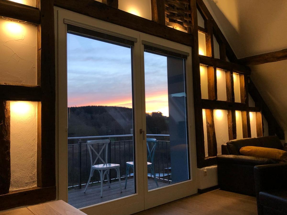 Postrelais Ardennes "Belle-Vue" Lejlighed Burg Reuland Eksteriør billede